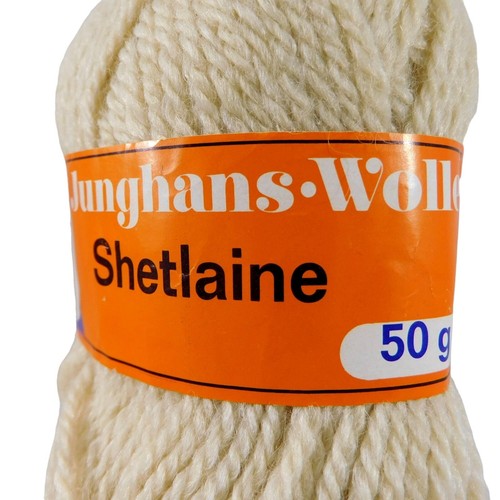 6 Skeins Junghans Wolle Shetlaine Yarn Beige 275-602 Lot 20181 - Discontinued - Picture 6 of 8