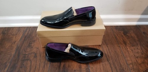 Cole Haan Lenox Hill Venetian Loafer Patent Leather Wedding Formal Slip-on Shoes - Picture 2 of 5