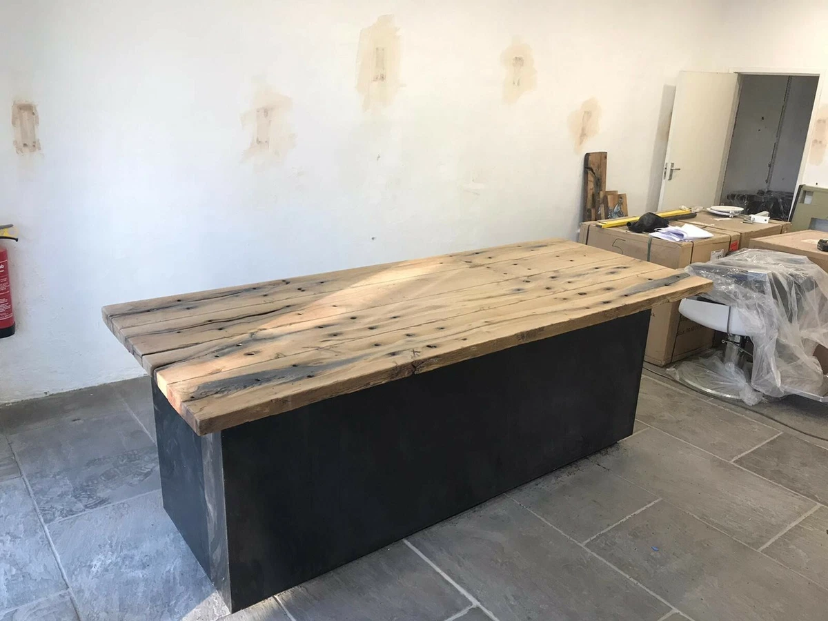 Reclaimed oak 2024 table top