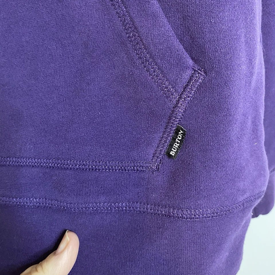 Sudadera con Capucha Burton Snowboarding Logo Grande para Mujer Talla Pequeña Foto 4 de 4