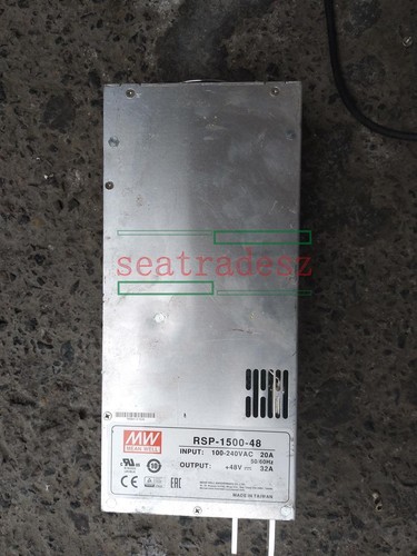 Mean Well RSP-1500-48 AC to DC Power Supply Single Output 48 Volt Used - Picture 3 of 5