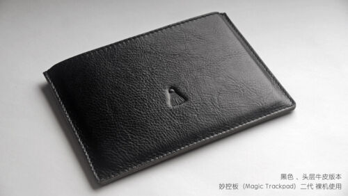Genuine Leather Sleeve Bag Storage Case Cover For New Apple Magic Trackpad 2 3 - Picture 13 of 24