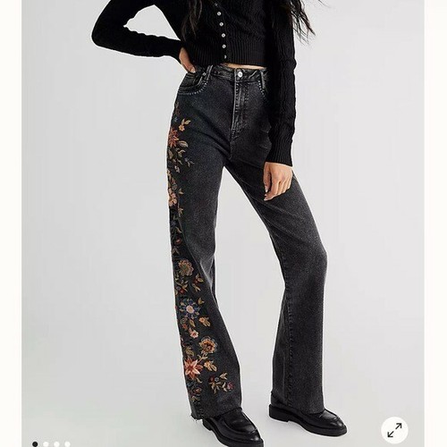 Free people DRIFTWOOD CHLOE WIDE LEG HI 