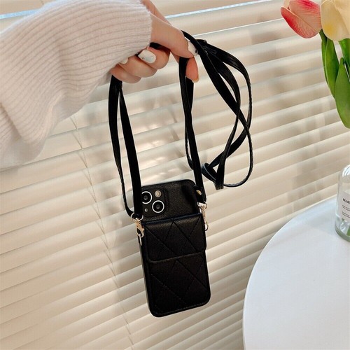 Para Huawei Honor Bandolera Tarjeta Billetera Estuche Bolso Teléfono Cubierta Moda Mujeres Niña - Imagen 2 de 12