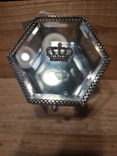 Nicole Miller Crown Trinket Box