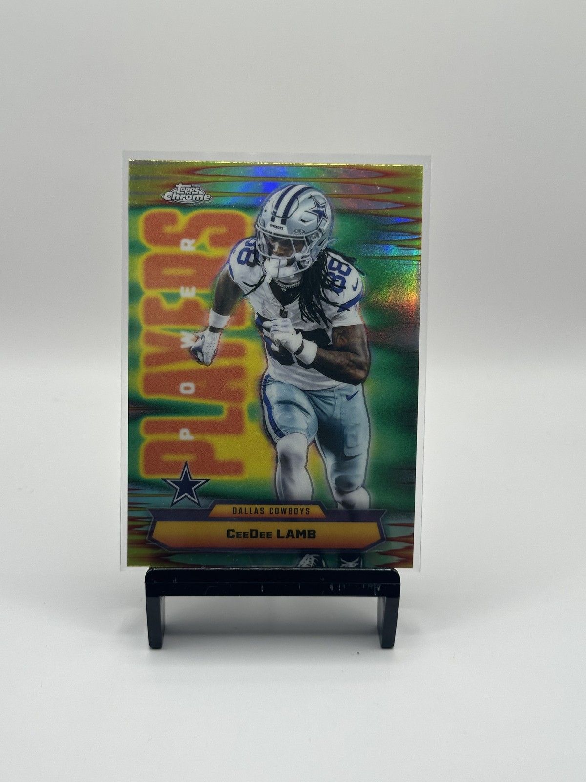 2025 Topps Chrome #PP-23 CeeDee Lamb Power Players Refractor Cowboys B3