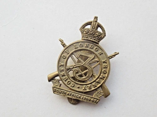 WW1 Era 3rd County of London Yeomanry (Sharpshooters) OR's Cap Badge