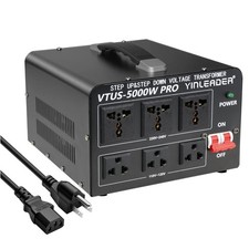 5000W PRO Voltage Transformer Converter Step Up/Down AC 110V/120V to 220V/240V o