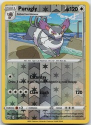Purugly 116/163 Battle Styles Reverse Holo Pokemon Card
