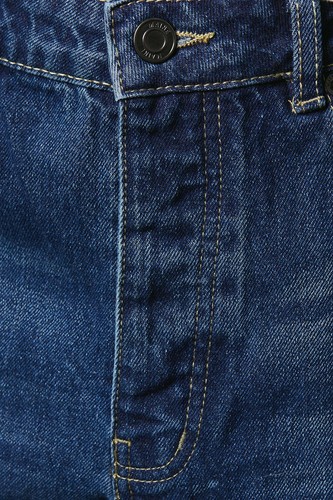 Maine Mens Straight Fit Jeans Blue Dark Wash Classic Five Pocket Design - Picture 5 of 5