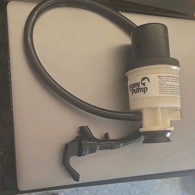 Party Pump Beer Keg Hand Pump Dispenser with Tap Faucet 1 Faucet