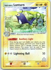 Team Aqua's Lanturn 28/95 Team Magma vs Team Aqua - Uncommon HP Reverse Holo on eBay