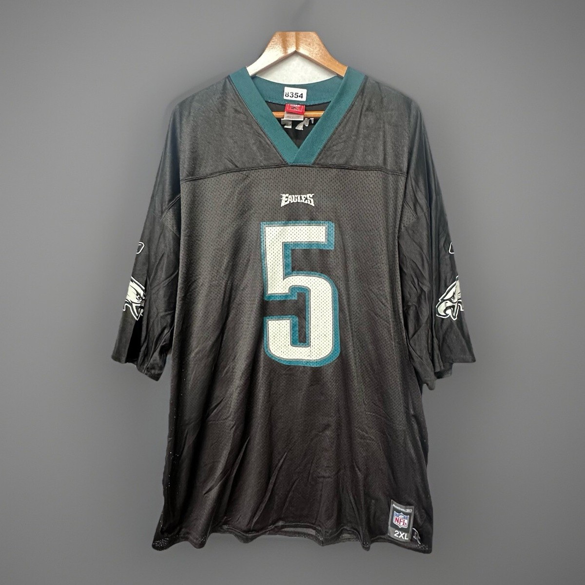 Reebok Donovan McNabb #5 Philadelphia Eagles Black 2XL