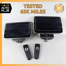 14-17 Mercedes W222 S65 S600 S550 Sedan Headrest Screen Monitor Display Set OEM