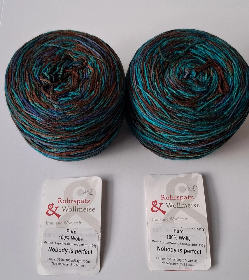 Wollmeise Pure 2 Stränge NIP gewickelt, handgefärbt, gesamt 316 gr - Bild 2 von 2