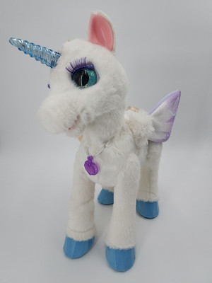 FurReal Friends StarLily My Magical Unicorn 2014 Interactive Pet Pegasus Horse