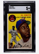 1954 topps al smith 248 Rc SGC 5 EX ROOKIE LOOKS BETTER