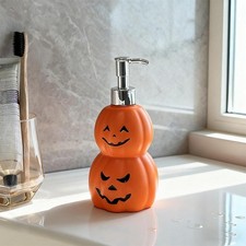 Distributeur de savon liquide pour les mains, motif citrouille