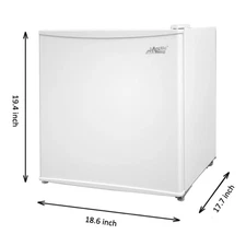 1.1 Cu ft Upright Freezer, White, AUFM011AEW