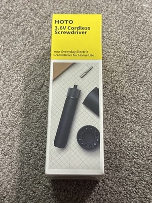 HOTO 3.6V Cordless Electric Screwdriver Set USB C Rechargeable New
