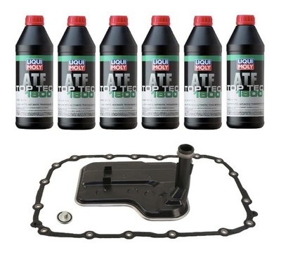 Auto Trans Service Kit: 6L ATF, Filter, Pan Gasket, Drain Plug for BMW 128i X...