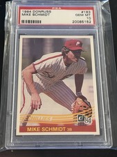 1984 Donruss - Mike Schmidt #183 Psa 10