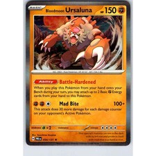 Bloodmoon Ursaluna 54/131 Prismatic Evolutions Pokemon Card Rare Holo NM TCG