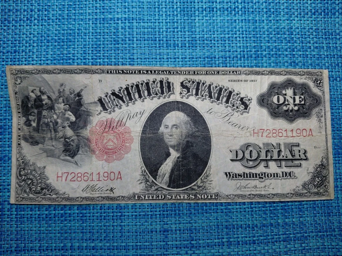 曾流通$1， 1917 年美国大码说明| eBay