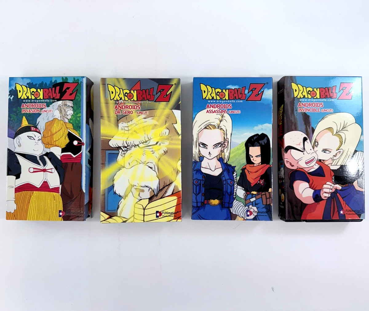 Dragon Ball Z Uncut Android Saga (VHS Set, English Dubbed