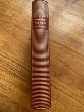 Œuvres Complètes" (Gesammelte Werke)  Jean Racine- Dünndruck, Leder- Französisch