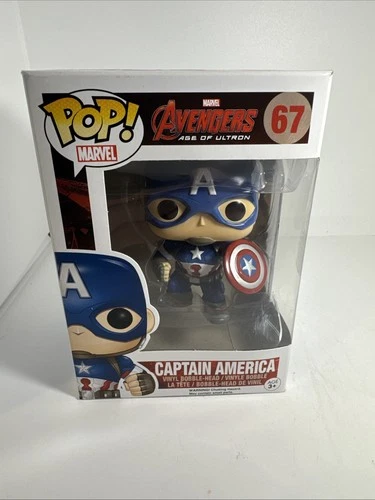 Funko Pop! Marvel Avengers Age of Ultron Captain America #67 Vinyl Bobblehead