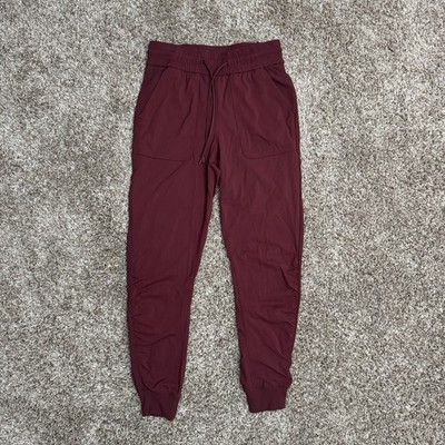 Lululemon Beyond The Studio Joggers Womens Size 6 Red Workout Wear
