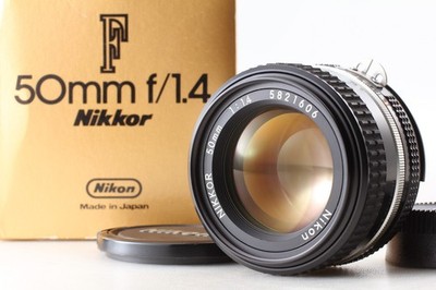 S/N 582xxxx [NEUWERTIG in Box] Nikon Ai-s Nikkor 50 mm f/1.4 MF Objektiv...