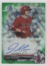2017 Bowman Draft Chrome Pick Green Refractor 42/99 Jacob Pearson Auto 0w3