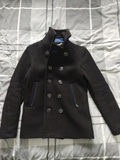 Superdry Pea Coat Men Black - Medium