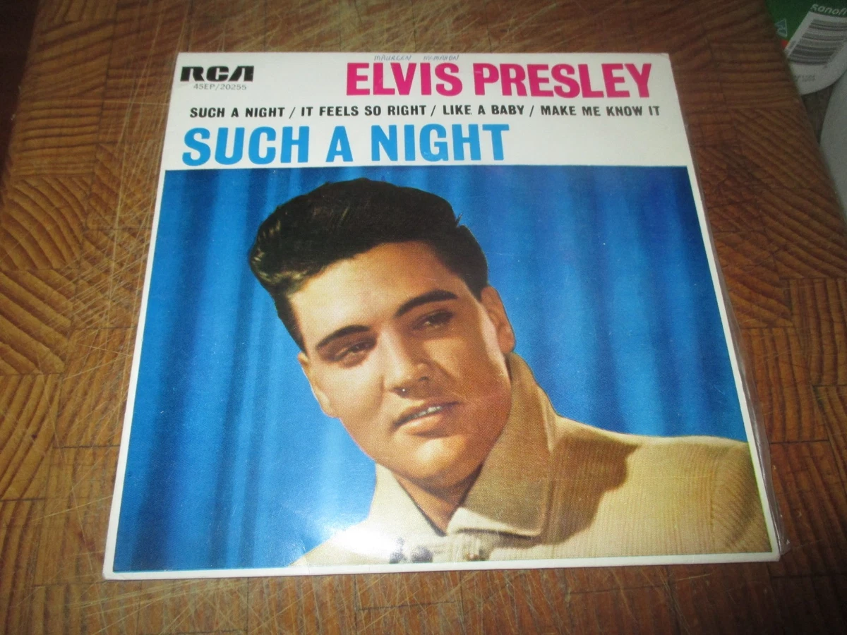 ELVIS PRESLEY SUCH A NIGHT EP RCA VICTOR RECORDS 20255 MADE IN AUSTRALIA (B)