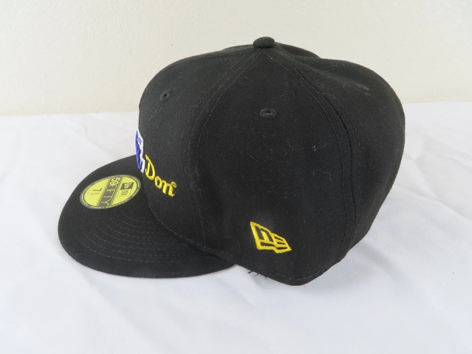 Gorra ajustada Los Angeles Lakers 7 3/4 negra dorada Just Don baloncesto nueva era Foto 4 de 4