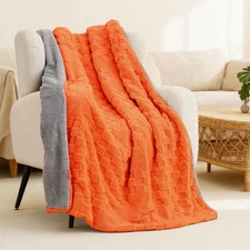 Heated Blanket, 50x60 Inch Electric Blanket, Throw Blanket with 6 Heat Settings 