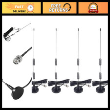 4pcs Police Scanner Antenna 20-1300mhz Bnc Male Hf Vhf Uhf Ham Radio Upgrade 4pcs Police Scanner Antenna 20-1300mhz Bnc Male Hf Vhf Uhf Ham Radio Upgrade