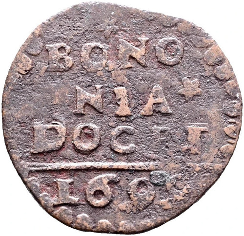 Bologna (Papal States) - 1 Quattrino 1699 - Innocent XII - Picture 2 of 3