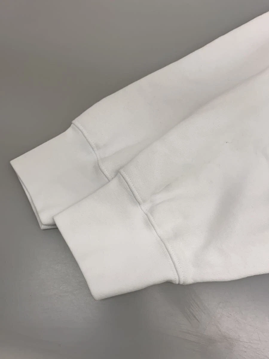 A BATHING APE (BAPE) Felpa con cappuccio pullover college strass BAPE A Bathing Ape bianca XL #ED AZA