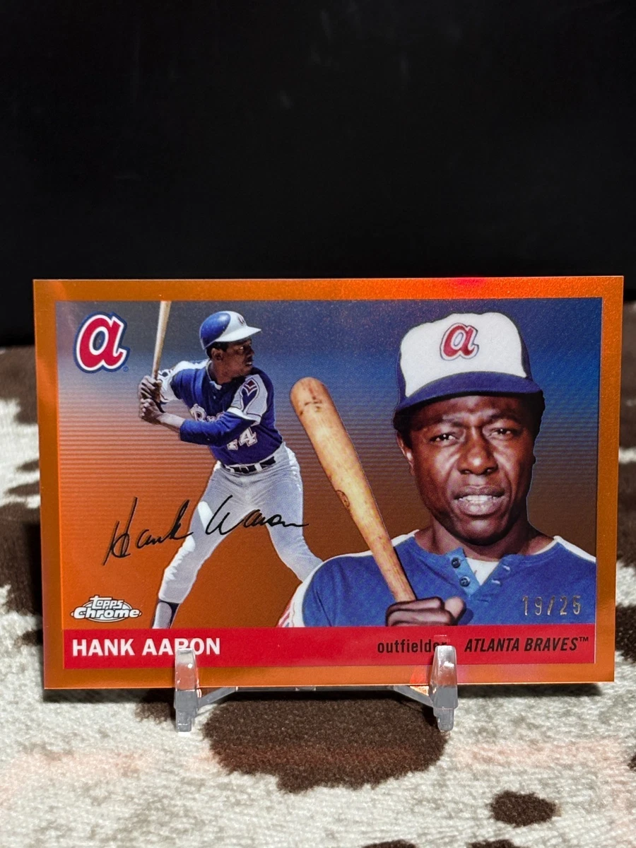 Topps Hank Aaron Baseball Serial Numbered Sports Trading Cards