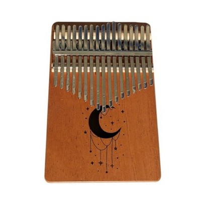 Samick MOON Kalimba 17 Key Solid Mahogany Thumb Piano C Key with Tuning Kit