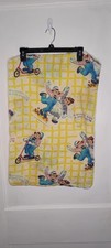 Vintage 1973 Raggedy Ann Andy Yellow Checkered Pillowcase