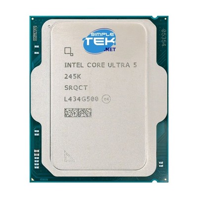 Intel Core Ultra 5 245K LGA1851 Processor CPU With Integrated GPU 14C/14T