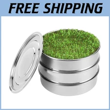 2-Tier Stainless Steel Seed Sprouting Kit