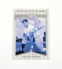 2003 Upper Deck NY Yankees Signature Series Autograph Tom Tresh On Card Auto