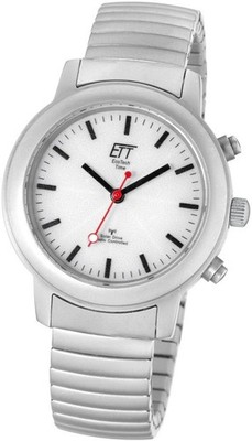 ETT Funkuhr Damen Armbanduhr Basic Zugband ELS-11188-11M Damenuhr