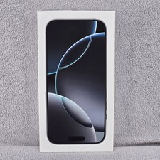 Apple iPhone 16 Pro 128GB White Titanium Empty Retail  Box Only  A3083