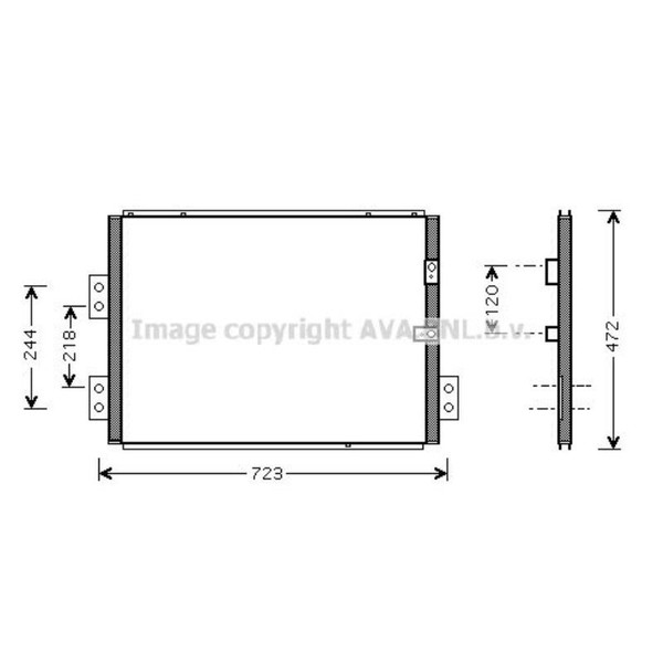 Kondensator Klimaanlage FüR Toyota Hiace IV Bus _H1_ _H2_-image